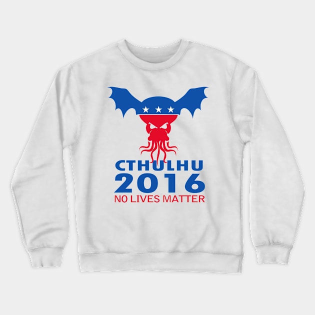 Cthulhu 2016 Crewneck Sweatshirt by MobiusTees